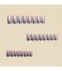 NA085 - Classy Electroplated Silver Gradient Nails